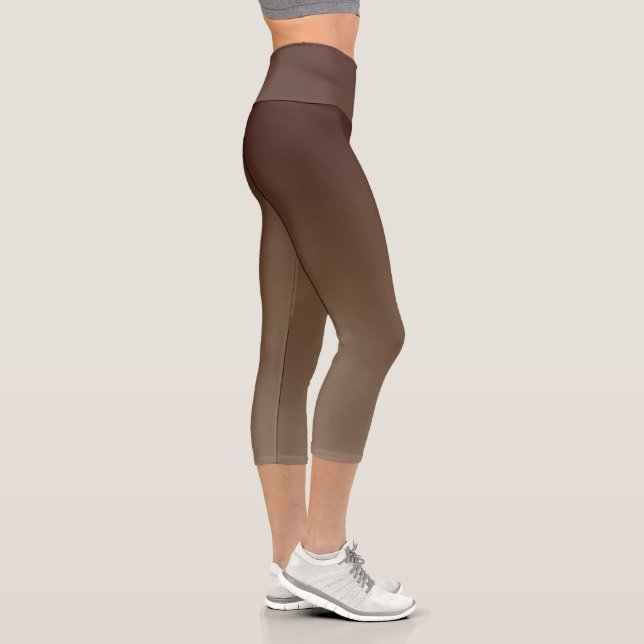 Leggings Capri Dégradé marron (Droite)