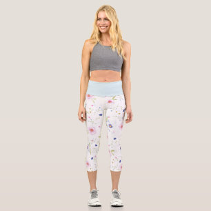 Leggings Capri Délicat floral