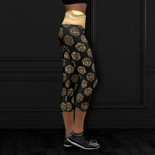 Leggings Capri Dés à jouer RPG Joueur de jeux de rôle sur table