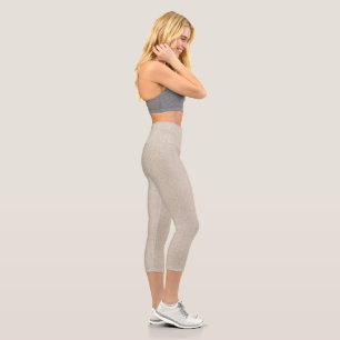 Leggings Capri Design de sable
