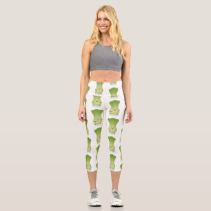 Leggings Capri dessin animé mignon de bok choy