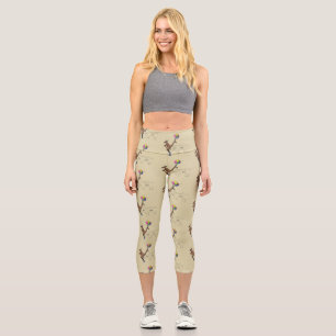 Leggings Capri Dessin d'humour australien kangourou