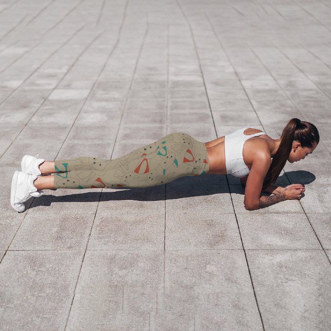 Leggings Capri Dessin en mode foncé Fox (Créateur téléchargé)