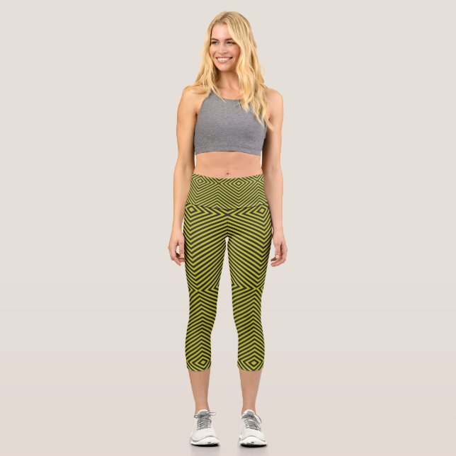 Leggings Capri Deux couleurs triées (Recto)