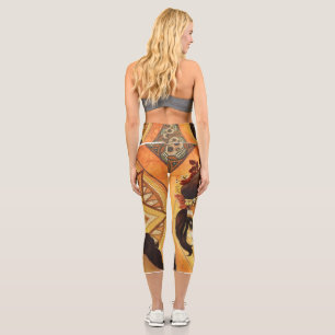 Leggings Capri Dia De Los Muertos Throw Pillow