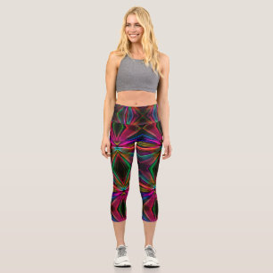 Leggings Capri Diamant abstrait