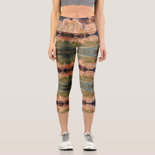 Leggings Capri Dieu du roi de la mer Neptune