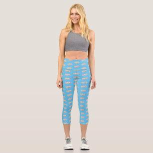 Leggings Capri Dirona albolineata nudibranche dessin animé