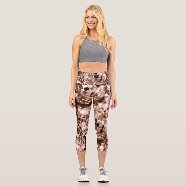 Leggings Capri Disco Balls Glam 17 (Recto)