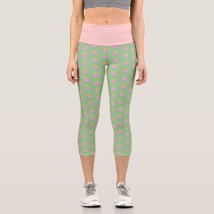 Leggings Capri Dot coloré Mandala