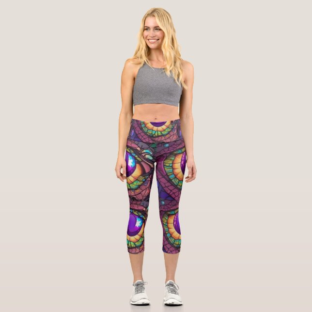 Leggings Capri Dragon Eyes3 (Recto)