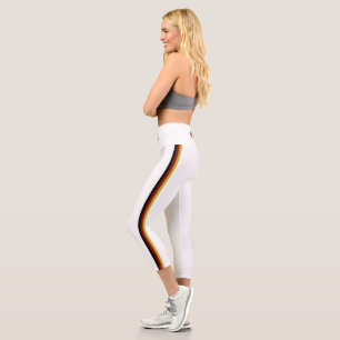 Leggings Capri Drapeau à rayures allemand