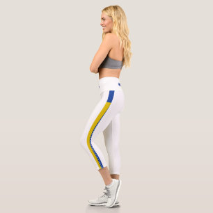 Leggings Capri Drapeau à rayures de Bosnie