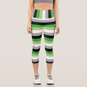 Leggings Capri Drapeau Aromantique Capris