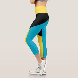 Leggings Capri Drapeau bahamien