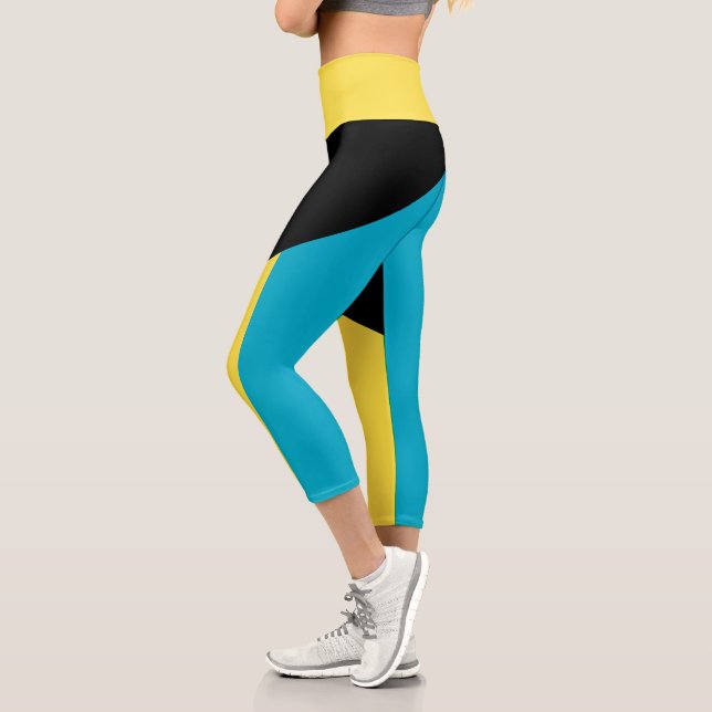 Leggings Capri Drapeau bahamien (Gauche)