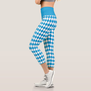 Leggings Capri Drapeau bavarois Motif Oktoberfest
