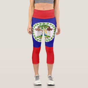 Leggings Capri Drapeau bélizien