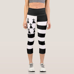 Leggings Capri Drapeau breton patriotique