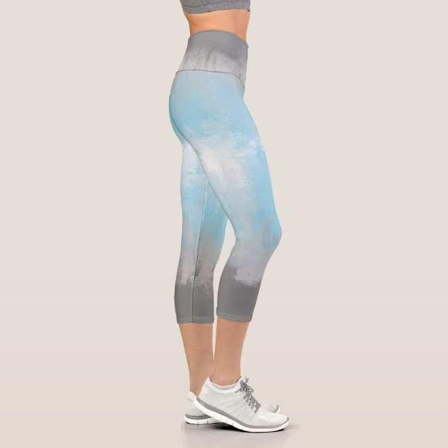 Leggings Capri Drapeau de fierté demigarçon abstrait   (Droite)