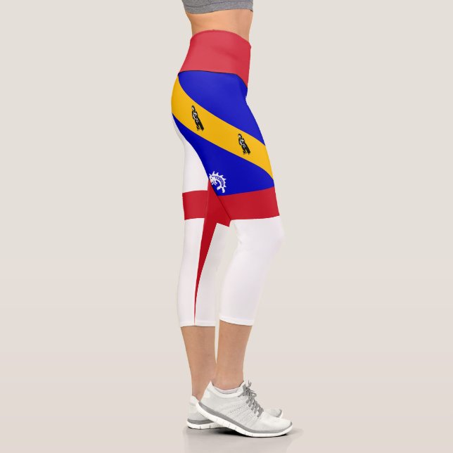 Leggings Capri Drapeau de Herm (Droite)