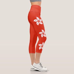 Leggings Capri Drapeau de Hong Kong