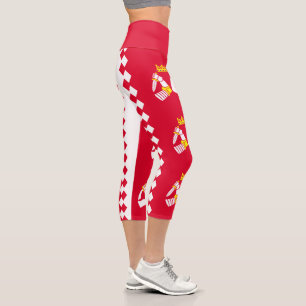 Leggings Capri Drapeau de la Carélie du Nord