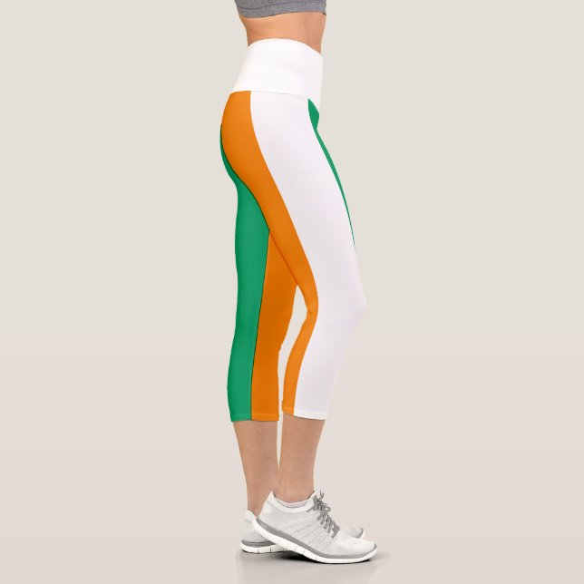 Leggings Capri Drapeau de la Côte d'Ivoire (Droite)