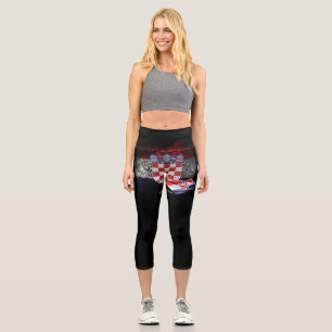Leggings Capri Drapeau de la Croatie