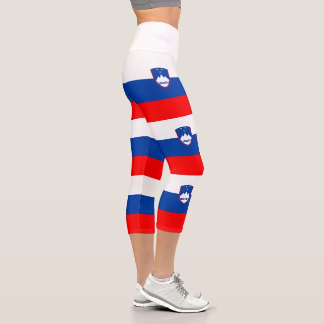 Leggings Capri Drapeau de la Slovénie (Droite)