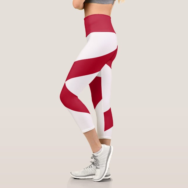 Leggings Capri Drapeau de l'Alabama (Gauche)
