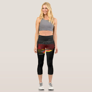 Leggings Capri Drapeau de l'Allemagne