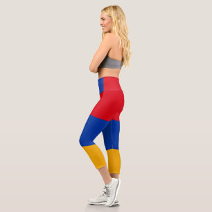 Leggings Capri Drapeau de l'Arménie