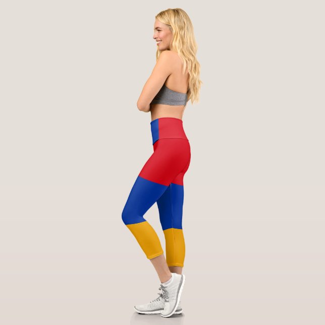 Leggings Capri Drapeau de l'Arménie (Gauche)