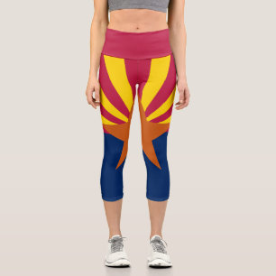 Leggings Capri Drapeau de l'État de l'Arizona