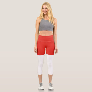 Leggings Capri Drapeau de l'Indonésie