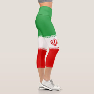 Leggings Capri Drapeau de l'Iran