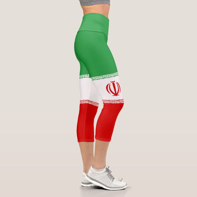 Leggings Capri Drapeau de l'Iran (Droite)