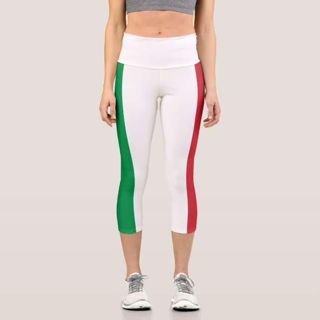Leggings Capri Drapeau de l'Italie (Recto)