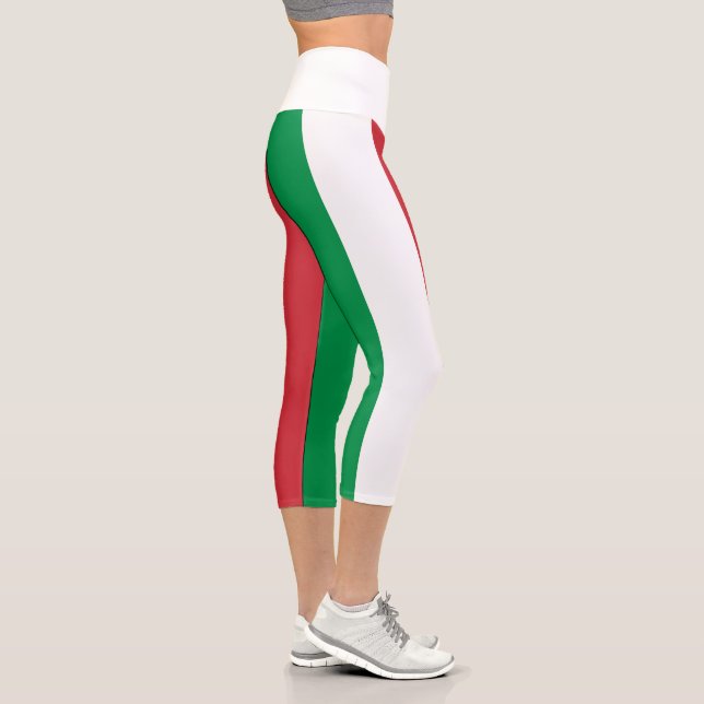 Leggings Capri Drapeau de l'Italie (Droite)