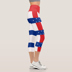 Leggings Capri Drapeau des Antilles néerlandaises