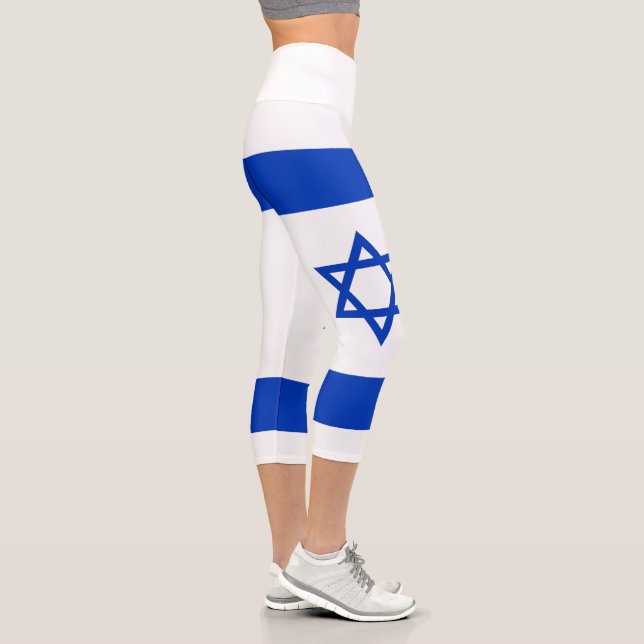 Leggings Capri Drapeau d'Israël (Droite)