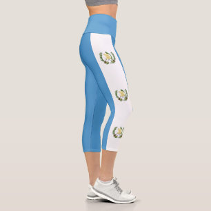 Leggings Capri Drapeau du Guatemala