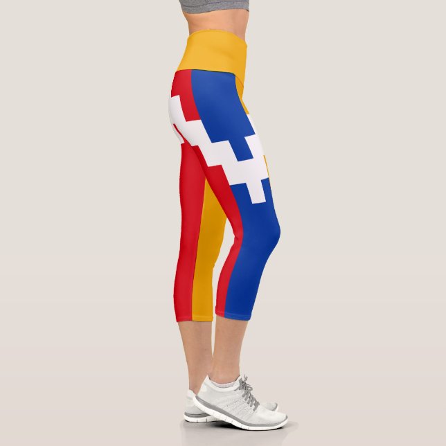 Leggings Capri Drapeau du Haut-Karabagh (Droite)