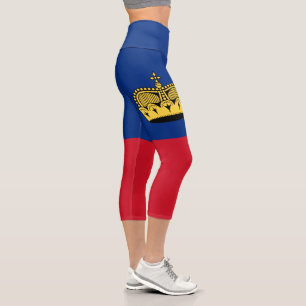 Leggings Capri Drapeau du Liechtenstein