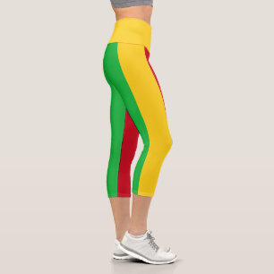 Leggings Capri Drapeau du Mali