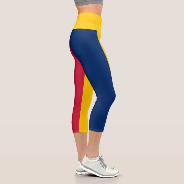 Leggings Capri Drapeau du Tchad (Droite)