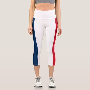 Leggings Capri Drapeau français