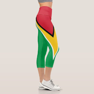 Leggings Capri Drapeau Guyana