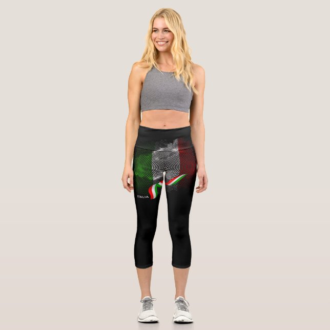 Leggings Capri Drapeau italien (Recto)